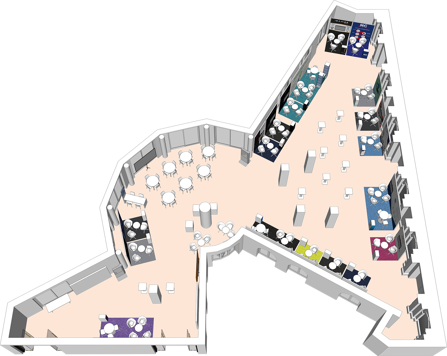 Portomaso Foyer, Level 3